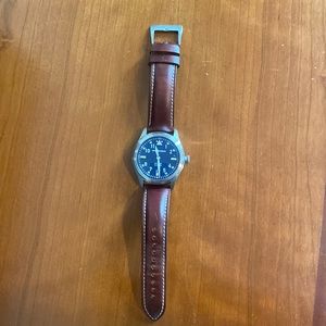 Jack Mason watch with leather band